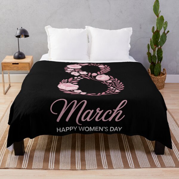 Item preview, International Women's Day 2026 Happy 8 March Girl Floral designed and sold by EllenJast.