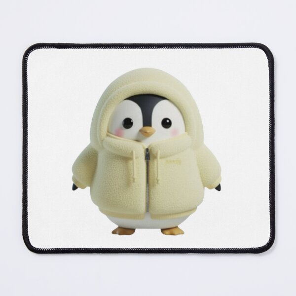 Item preview, BOA POODY Front View – Cozy Sherpa Penguin Character | Plush Style designed and sold by HNstory.