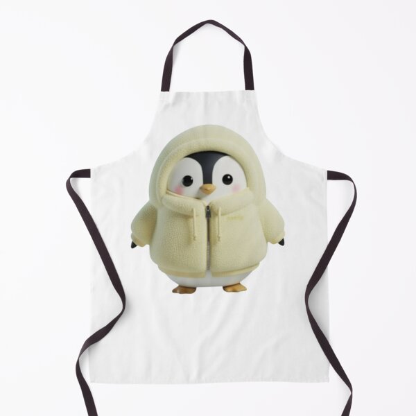 Item preview, BOA POODY Front View – Cozy Sherpa Penguin Character | Plush Style designed and sold by HNstory.