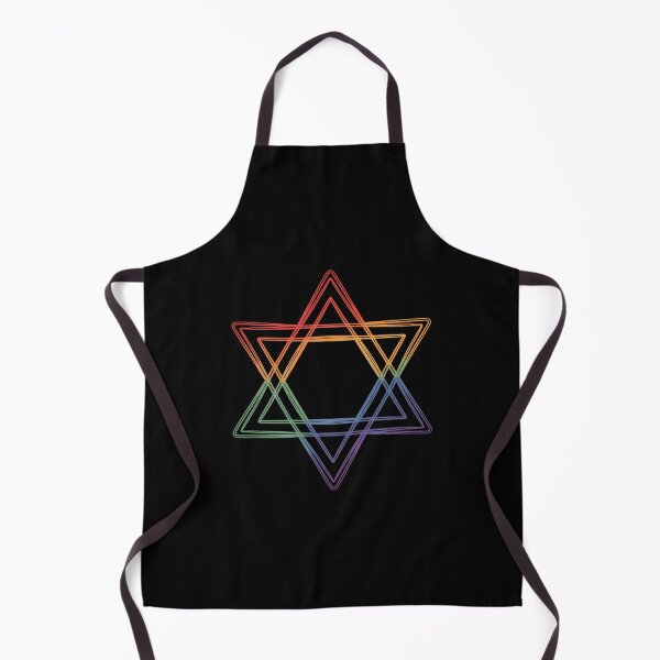 Item preview, LGBTQ Ally Jewish Gay Pride Star of David Rainbow designed and sold by EllenJast.