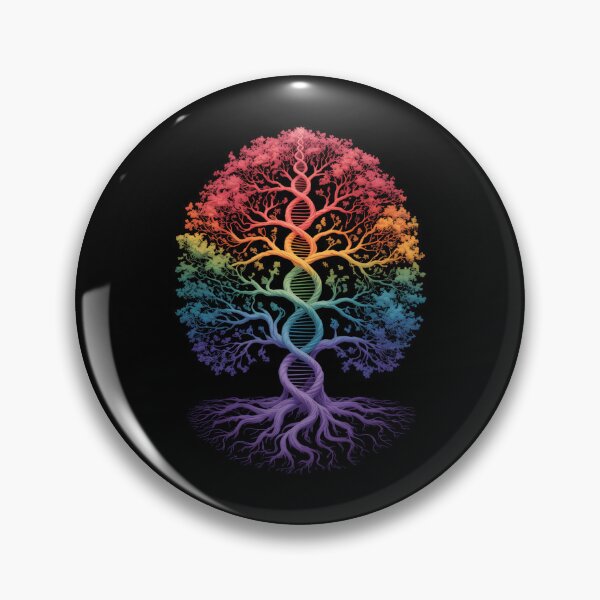 Item preview, LGBTQI Rainbow Flag DNA Tree Gay Pride designed and sold by EllenJast.