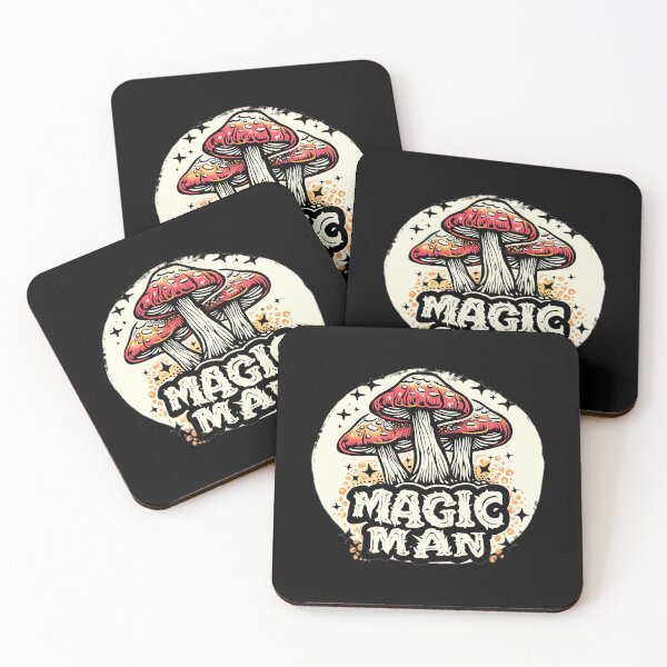 Item preview, Magic Man Mushrooms Vintage Badge designed and sold by mesihdeanda3.