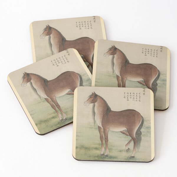 Item preview, Traditional Korean Ink Horse Painting - Horse Illustration  designed and sold by allpalgo.