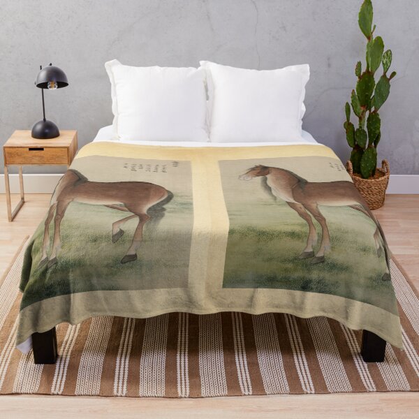 Item preview, Traditional Korean Ink Horse Painting - Horse Illustration  designed and sold by allpalgo.