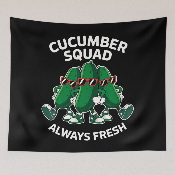 Item preview, Cucumber Squad Vegetarian Pickle Vegetable Cucumber designed and sold by RylynKaub86.