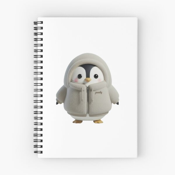 Item preview, BOA POODY Front View – Cozy Sherpa Penguin Character | Plush Style designed and sold by HNstory.