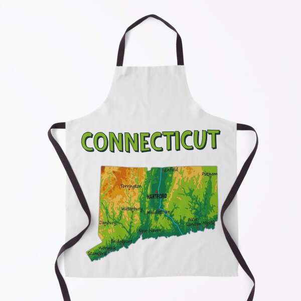 Item preview, Connecticut State Topographic Map Art - Vintage Style designed and sold by mashmosh.