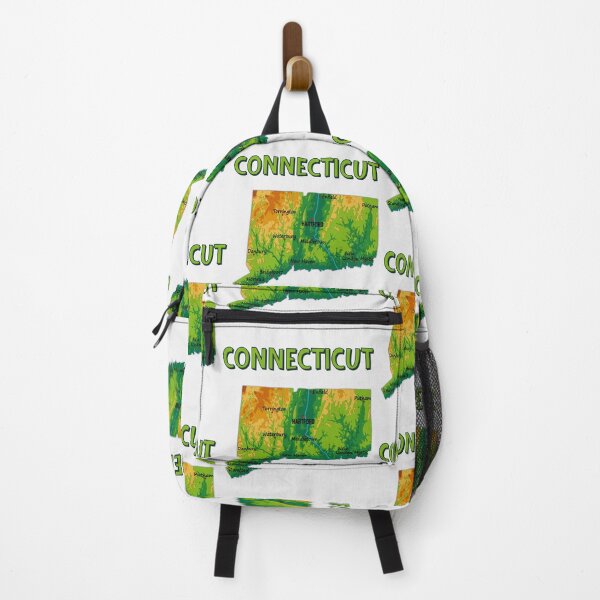 Item preview, Connecticut State Topographic Map Art - Vintage Style designed and sold by mashmosh.