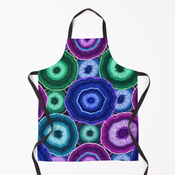 Item preview, Jewel-Tone Agate Slice Pattern designed and sold by Kaleidoscope Print.