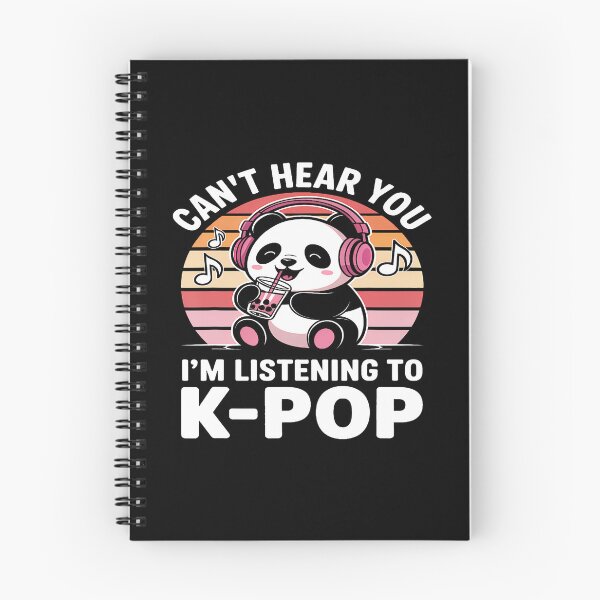 Item preview, K-Pop Panda - Can't Hear You I'M Listening To K-Pop designed and sold by PaulaStokes2.