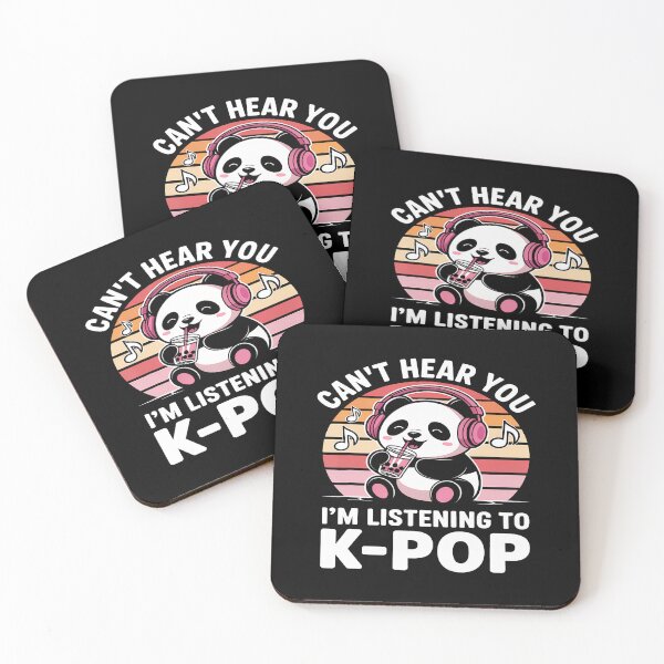 Item preview, K-Pop Panda - Can't Hear You I'M Listening To K-Pop designed and sold by PaulaStokes2.