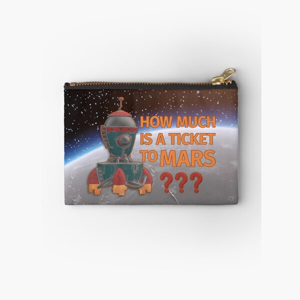 Item preview, Ticket to Mars. designed and sold by UltraQuirky.