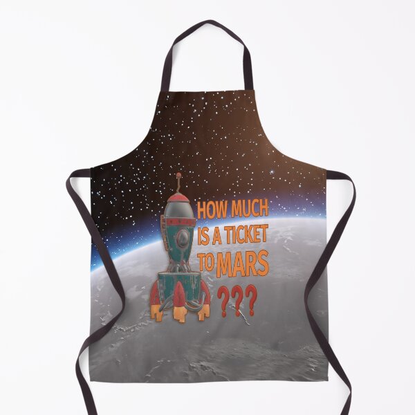 Item preview, Ticket to Mars. designed and sold by UltraQuirky.