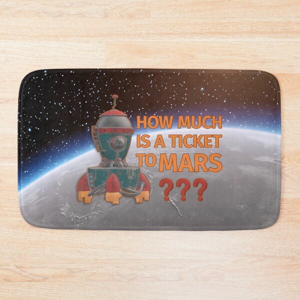 Item preview, Ticket to Mars. designed and sold by UltraQuirky.