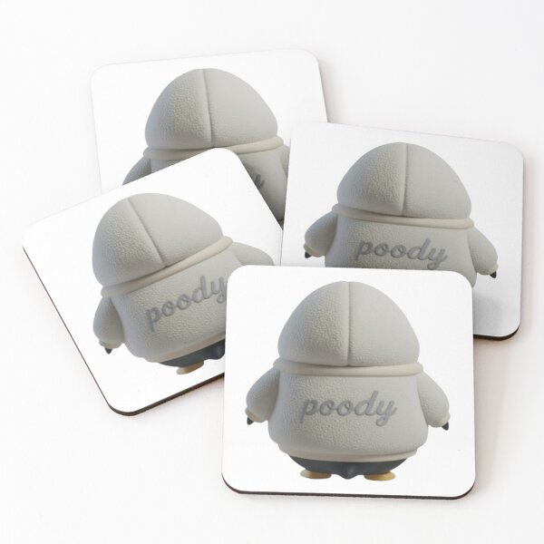 Item preview, BOA POODY – Cozy Sherpa Penguin Character Back View | Plush Style designed and sold by HNstory.