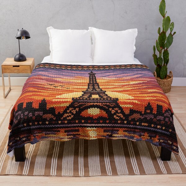 Item preview, I love Paris, Eiffel Tower in knitted style designed and sold by Mauswohn.