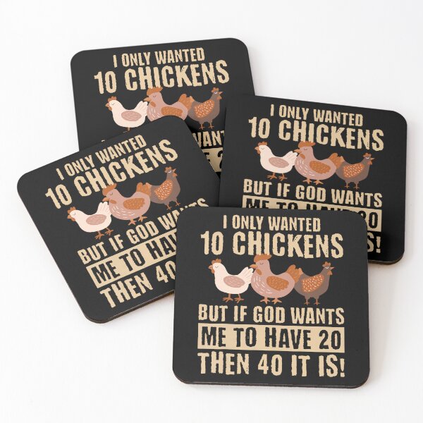 Item preview, I Only Wanted 10 Chickens But If God Wants Me To Have 20 designed and sold by RylynKaub86.