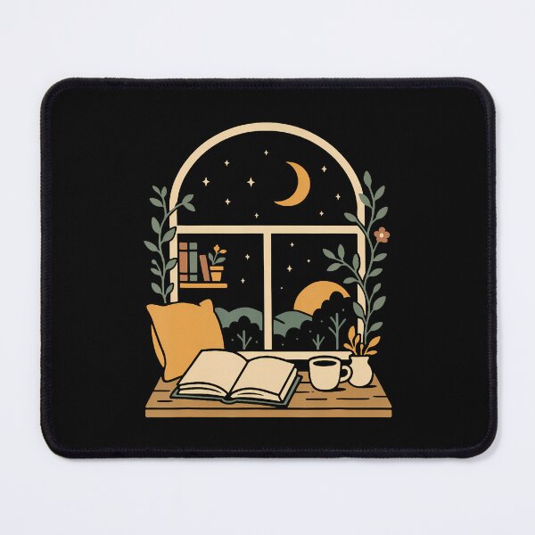 Item preview, Book Lover Moonlight Reading Scene Night designed and sold by PaulaStokes2.