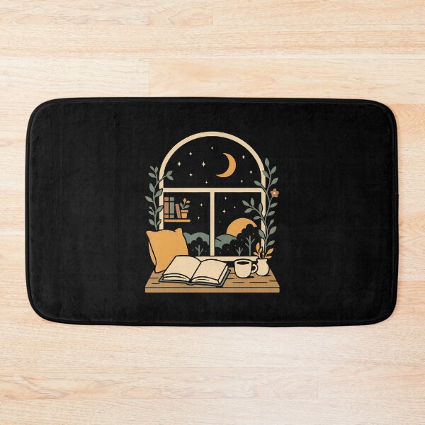 Item preview, Book Lover Moonlight Reading Scene Night designed and sold by PaulaStokes2.