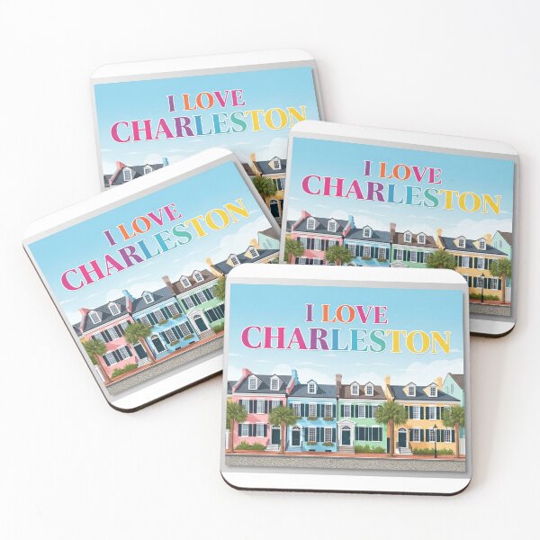 Item preview, I Love Charleston city designed and sold by VerizalShop.