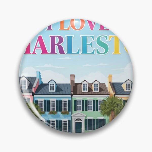 Item preview, I Love Charleston city designed and sold by VerizalShop.