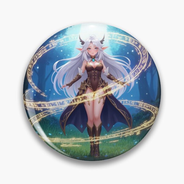 Item preview, Anime Elf Gnome woman in Forest Magic designed and sold by Prestons Corner.