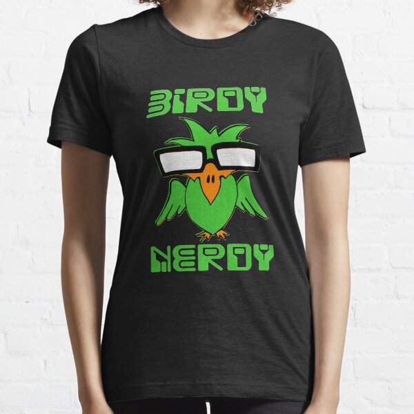 Birdy Nerdy Bird Nerd Computer IT Bird TShirt Gift Essential T-Shirt