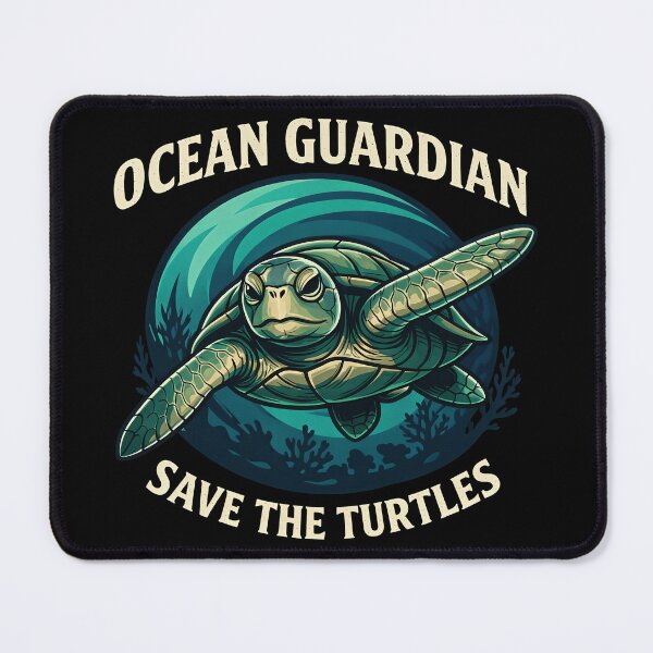 Item preview, Ocean Guardian Save The Turtles Realistic Sea Turtle Conservation designed and sold by zoughlal.