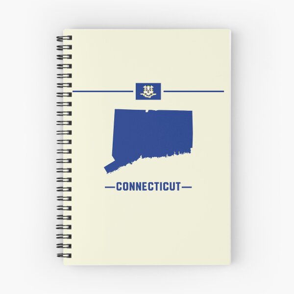 Item preview, Connecticut State Silhouette - Classic Navy Pride Design designed and sold by mashmosh.
