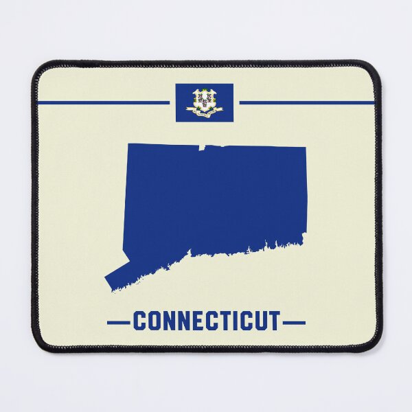 Item preview, Connecticut State Silhouette - Classic Navy Pride Design designed and sold by mashmosh.