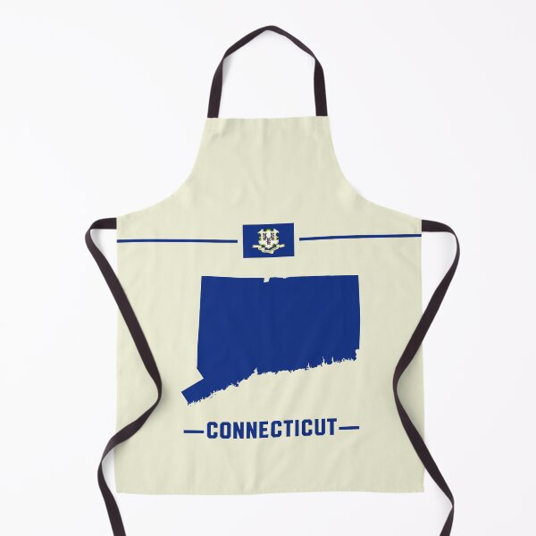 Item preview, Connecticut State Silhouette - Classic Navy Pride Design designed and sold by mashmosh.
