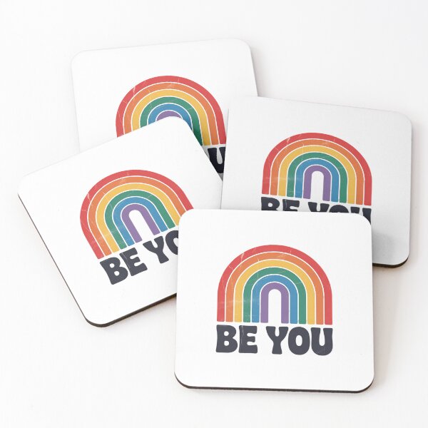 Item preview, LGBTQ Be You Gay Pride LGBT Ally Rainbow Flag designed and sold by EllenJast.