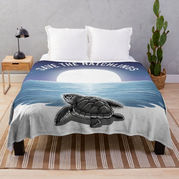 Item preview, Save The Hatchlings Moonlight Baby Turtle Night Scene designed and sold by zoughlal.