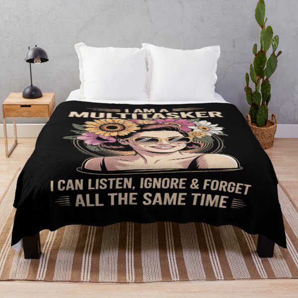 Item preview, I Am A Multitasker I Can Listen Ignore & Forget Saying (1) designed and sold by Libbysharts.
