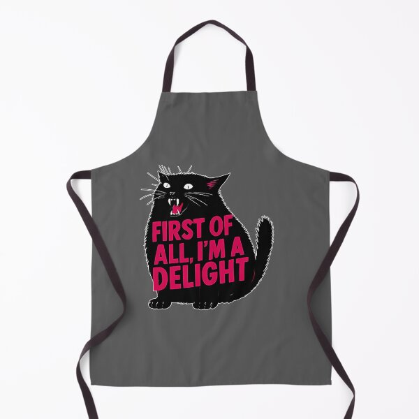 Item preview, First of All I'm a Delight Roaring Black cat designed and sold by KristineLi.