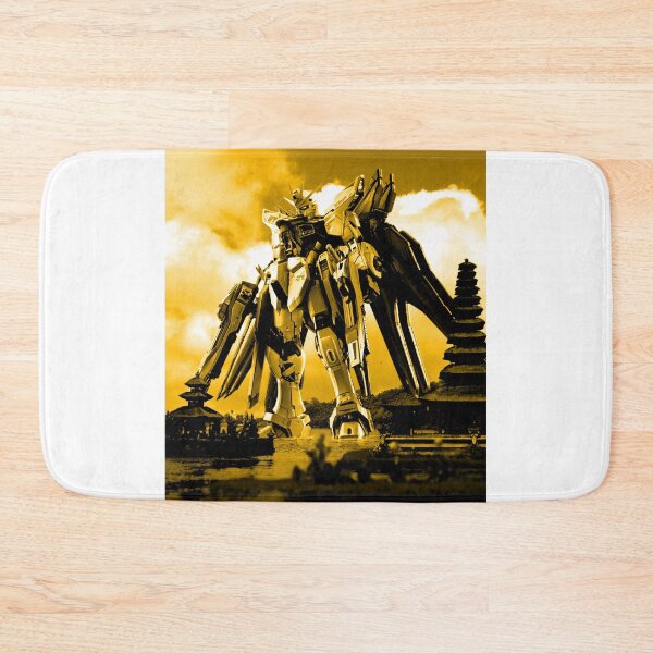 Item preview, freedom gundam seed in bali artwork design illustration gold illustration  designed and sold by sabartgunpla.