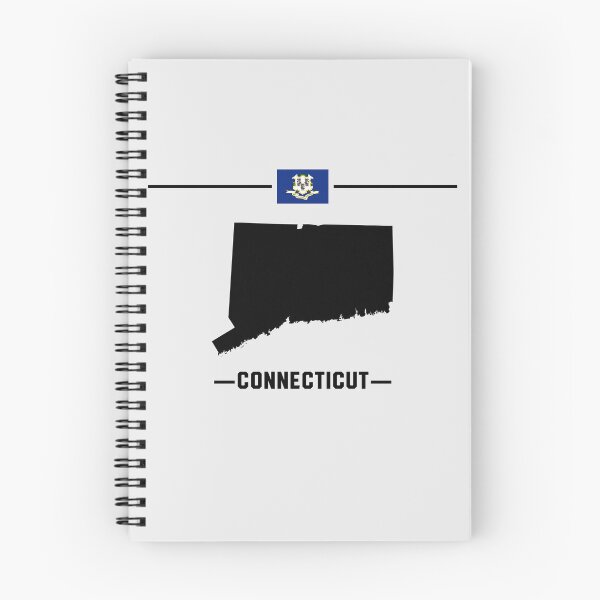 Item preview, Connecticut State Pride - Classic Map & Flag Silhouette designed and sold by mashmosh.