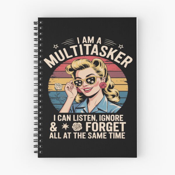 Item preview, I Am A Multitasker I Can Listen Ignore & Forget Saying designed and sold by Libbysharts.
