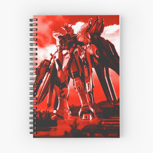 Item preview, freedom gundam seed in bali artwork design illustration red illustration  designed and sold by sabartgunpla.