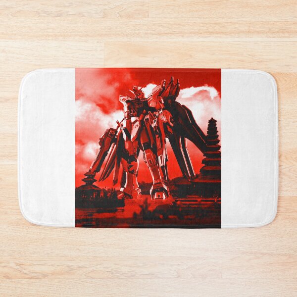 Item preview, freedom gundam seed in bali artwork design illustration red illustration  designed and sold by sabartgunpla.