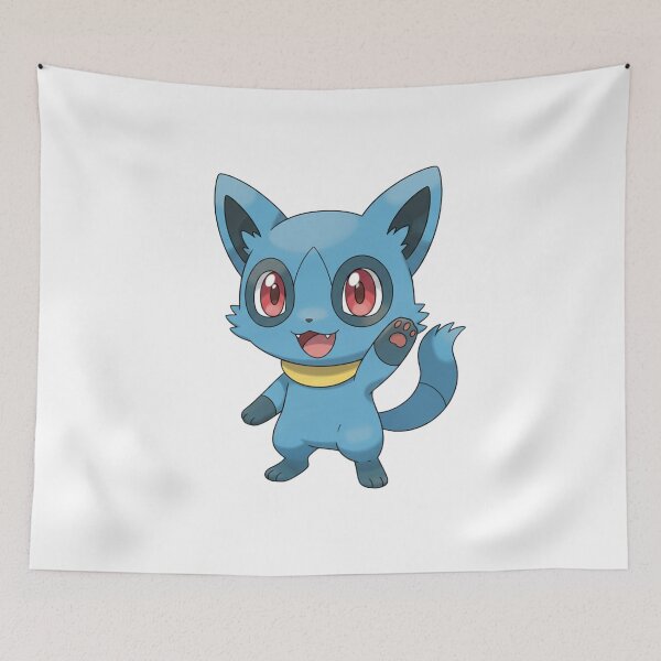 Item preview, Cute Chibi Riolu Pokemon Kawaii Sticker Design | Happy Riolu Fan Art Tee designed and sold by GeniePixel.