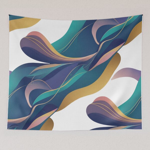Item preview, Emerald & Gold Luxury Abstract Pattern – Fluid Marble Seamless Design for Home Decor designed and sold by MonaRose_Art.
