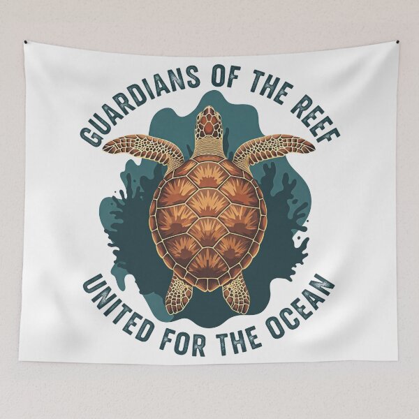 Item preview,  Guardians Of The Reef United For The Ocean Symmetrical Art designed and sold by zoughlal.