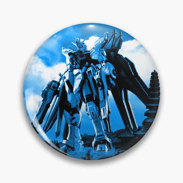 Item preview, freedom gundam seed in bali artwork design blue illustration  designed and sold by sabartgunpla.