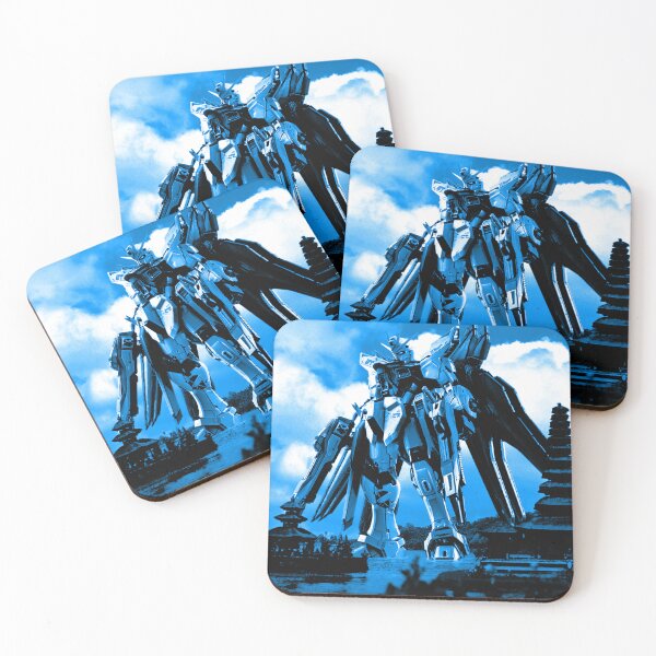 Item preview, freedom gundam seed in bali artwork design blue illustration  designed and sold by sabartgunpla.