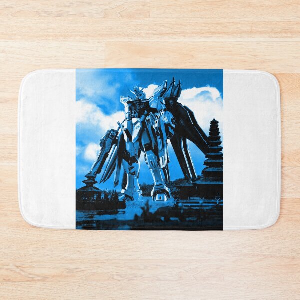 Item preview, freedom gundam seed in bali artwork design blue illustration  designed and sold by sabartgunpla.