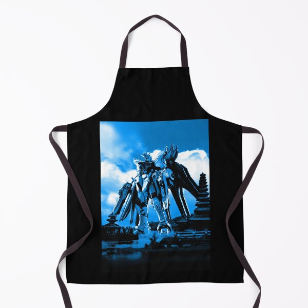 Item preview, freedom gundam seed in bali artwork design blue illustration  designed and sold by sabartgunpla.