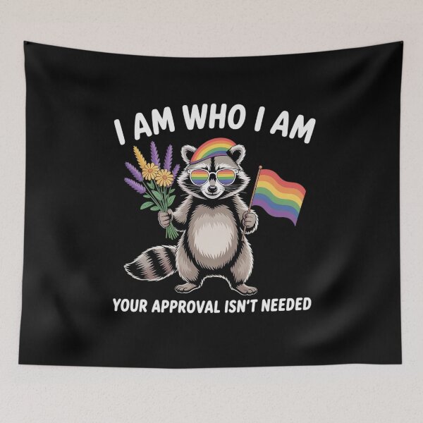 Item preview, I Am Who I Am Your Approval Isn't Needed LGBTQ+ designed and sold by Libbysharts.