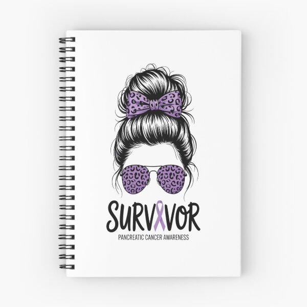 Item preview, Bleached Leopard Messy Bun Women Survivor Pancreatic Cancer designed and sold by KonopikaaArt.