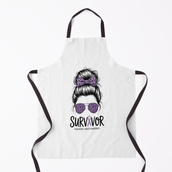 Item preview, Bleached Leopard Messy Bun Women Survivor Pancreatic Cancer designed and sold by KonopikaaArt.